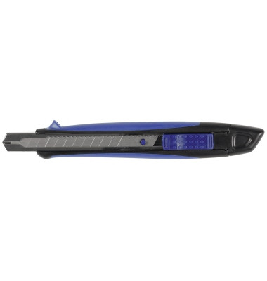 Cutter 9mm Stahl Kunststoff blau/schwarz Cutter 9mm Stahl Kunststoff blau/schwarz
