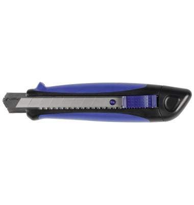 Cutter 18mm Stahl Kunststoff blau/schwarz