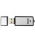 USB-Stick Fancy 00108074, schwarz/silber, USB 2.0, 128 GB