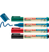Flipchartmarker 31 Ecoline, 31-4s, Packung, rot,blau,gr&uuml;n,schwarz, 1,5-3mm Rundspitze