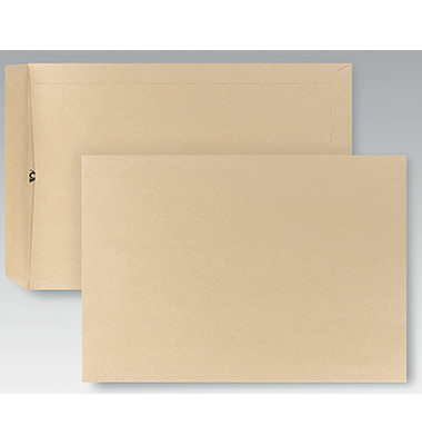 Versandtaschen E4 ohne Fenster nassklebend 120g braun