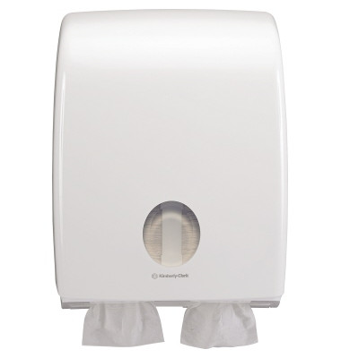 Toilettenpapierspender 31,7 x 40,7 x 14,7 cm (B x H x T) Kunststoff weiß