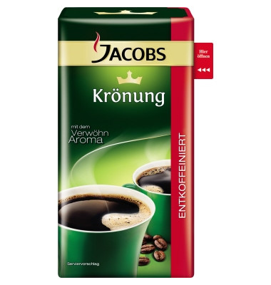 Kaffee Krönung Entkoffeiniert gemahlen 500 g/Pack.