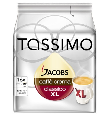 Kaffeedisc Caffe Crema Classico XL 16 x 8,3 g/Pack. Kaffeedisc Caffe Crema Classico XL 16 x 8,3 g/Pack.