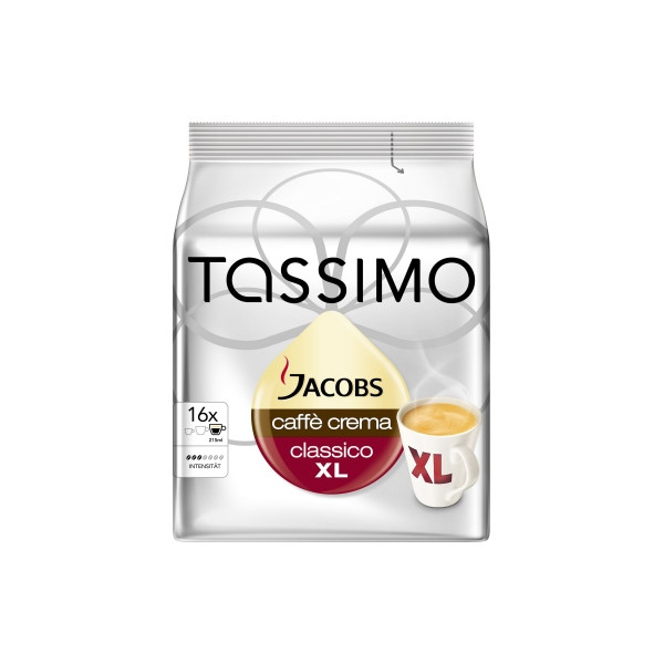 8711000500033 - Kaffeekapseln Tassimo Caffe Crema Classico XL 4031501 16 Stück Kapseln im Portionsbeutel 8711000500033 16 Stück
