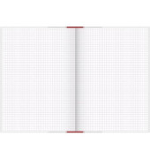 Geschäftsbuch 86-1494203, weiß, A4, kariert, 70g, 96 Blatt / 192 Seiten