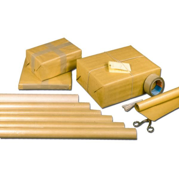 10 Stück Werola Packpapier 8022 Linea braun 70x100cm 2 Bögen 4005063080224 Werola 2 Bogen