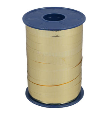 Geschenkband MEXICO 285 8 - 634, 10mm x 250m, gold metallic