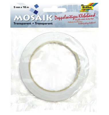 Klebeband doppelseitig Doppelklebeband 55022 55022, 5mm x 18m, transparent