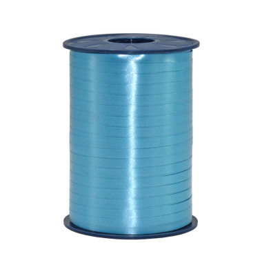 Geschenkband 2525-612, Gl&auml;nzend, 5mm x 500m, aquamarin