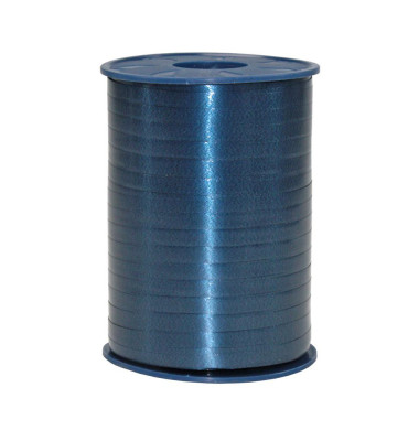 Geschenkband 2525-624, Gl&auml;nzend, 5mm x 500m, dunkelblau