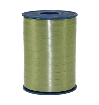 Geschenkband AMERICA 2549-621, ohne, 10mm x 250m, olivgr&uuml;n
