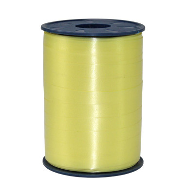 Geschenkband AMERICA 2549-615, 10mm x 250m, hellgelb