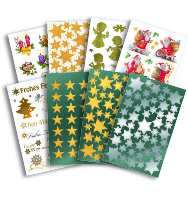 Z-Design 4076, Sortiment Weihnachtssticker Bestseller