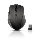 PC-Maus CALADO Silent SL-6343-RRBK, 5 Tasten, kabellos, USB-Funk, Rechtshänder, optisch, schwarz, grau