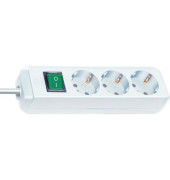 Steckdosenleiste 1152320400 Eco-Line, 3-fach, wei&szlig;