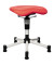 Hocker BAL27G21 Body Balance 20, rot, mit Bodengleitern, höhenverstellbar, bis 110kg