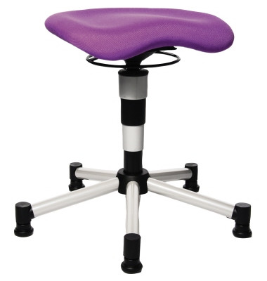 Hocker BAL27G03 Body Balance 20, violett/lila, mit Rollen, höhenverstellbar, bis 110kg Hocker BAL27G03 Body Balance 20, violett/lila, mit Rollen, höhenverstellbar, bis 110kg