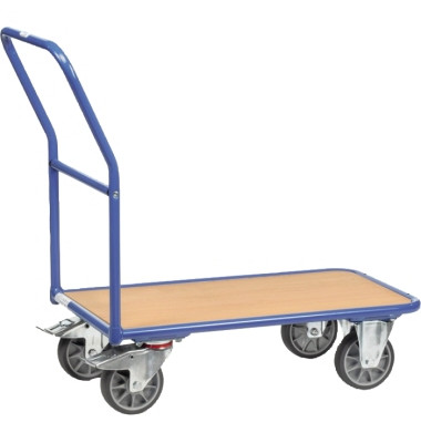 Transportwagen 70,5 x 95,3 x 118 cm (B x H x L) 400kg Stahl/Holz Transportwagen 70,5 x 95,3 x 118 cm (B x H x L) 400kg Stahl/Holz