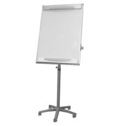 Flipchart DESIGN, EA48061824, 70x100cm (BxH), grau, mit Rollen, mit 2 Seitenarmen