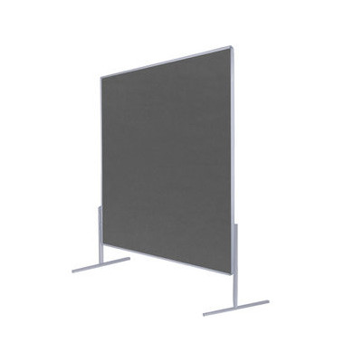 Moderationstafel MOD15031661, 120x150cm, Filz + Filz (beidseitig), pinnbar, grau + grau Moderationstafel MOD15031661, 120x150cm, Filz + Filz (beidseitig), pinnbar, grau + grau