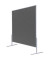 Moderationstafel MOD15031661, 120x150cm, Filz + Filz (beidseitig), pinnbar, grau + grau