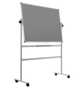 Stativdrehtafel-Kombi Revolver, QR0259, 120x90cm, Filz + Metall, Aluminiumrahmen