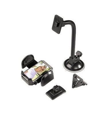 Univ.-Multihalter f.Handy/PDA schwarz 4-11cm breit Univ.-Multihalter f.Handy/PDA schwarz 4-11cm breit