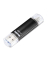 USB-Stick Laeta Twin 00123998, schwarz, ohne, USB 3.0 + micro USB, 16 GB