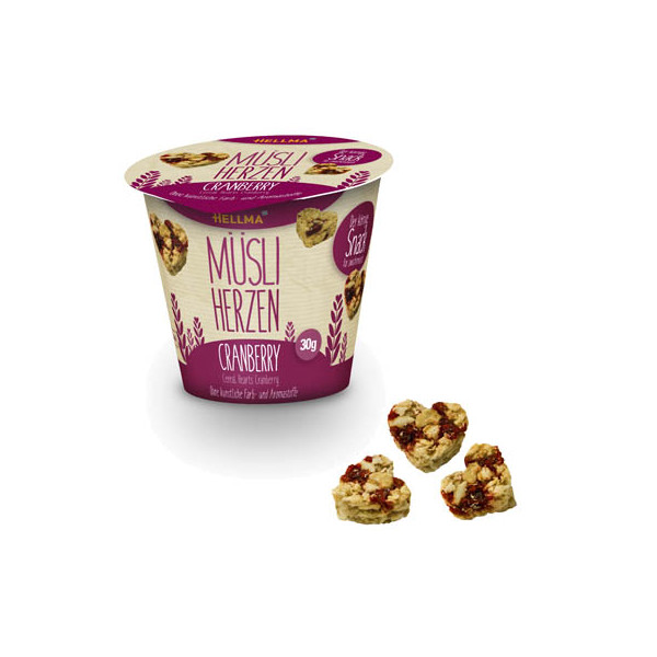 4003148722021 - Müsli-Herzen Cranberry 30x30g 4003148722021 900 Gramm