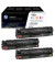 Toner CF252XM (410X), cyan/magenta/gelb, ca. 3x 5000 Seiten