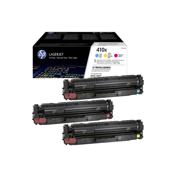 0190780321348 - Hewlett Packard - hp CF252XM   410X Original Toner Multipack (c m y) für ca 5000 Seiten (CF252XM)