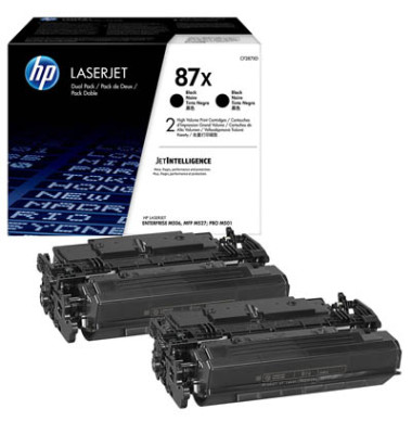 Toner 87X schwarz ca 18000 Seiten Doppelpack