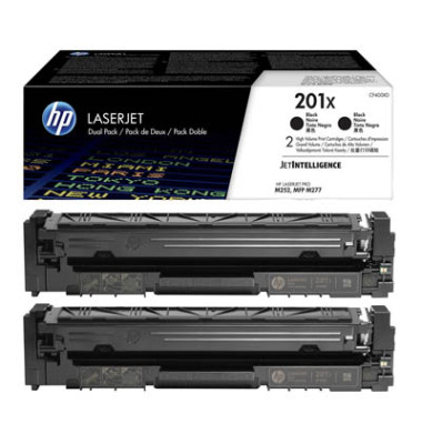 Toner CF400XD (201X), schwarz, ca. 2x 2800 Seiten