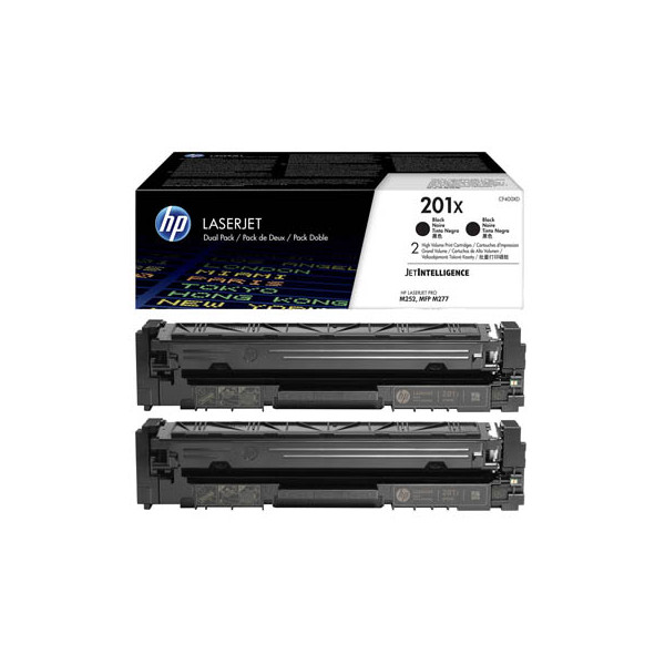0190780321355 - Toner CF400XD (201X) - Doppelpack - Schwarz - Kapazität 2x 2800 Seiten (CF400XD)