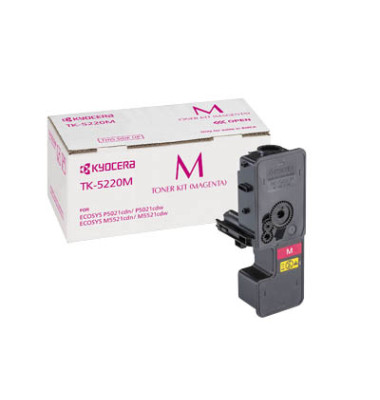 Toner 1T02R9BNL1 (TK-5220M), magenta, ca. 1200 Seiten