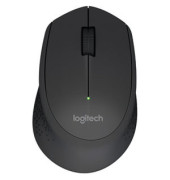 PC-Maus M280 910-004287, 3 Tasten, kabellos, USB-Funk, Rechtshänder, Unifying-Funktion, optisch, schwarz