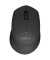 PC-Maus M280 910-004287, 3 Tasten, kabellos, USB-Funk, Rechtshänder, Unifying-Funktion, optisch, schwarz