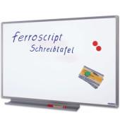 Whiteboard ferroscript, 1240000, 90x60cm, emailliert, Aluminiumrahmen