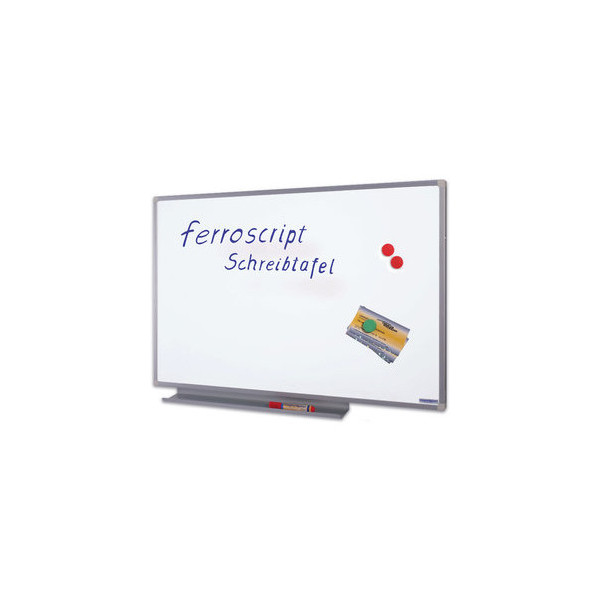 4013695011509 - Whiteboard Design ferroscript 1241600 150x120cm emailliert Aluminiumrahmen 4013695011509 Magnetoplan