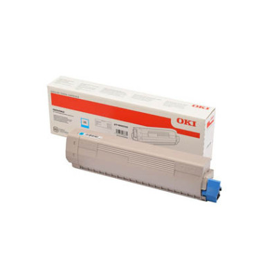 Toner f. C823/843 cyan ca.10.000 S