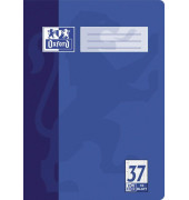 Schulheft 100050317, Lineatur 37 / liniert mit Rand innen/au&szlig;en / keine, A4, 90g, dunkelblau, 16 Blatt / 32 Seiten
