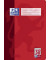 Schulheft 100050318 Serie- Schule, Lineatur 38 / kariert, A4, 90g, rot, 16 Blatt / 32 Seiten