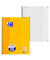 Collegeblock 100050356 Schule, Lineatur 26 / kariert mit weißem Rand, A4+, 90g, gelb, 80 Blatt