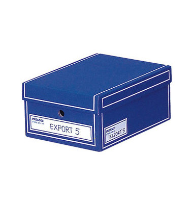 Archivcontainer Store-Box 740102, A4, blau, Wellpappe