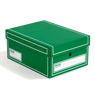 Archivcontainer Store-Box 740104, A4, grün, Wellpappe