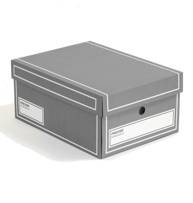 Archivcontainer Store-Box 740107, A4, grau, Wellpappe