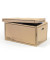 Archivcontainer Jumbo-Box 760, A3, braun, innen 60x37x32cm (TxBxH), Wellpappe 1-wellig