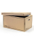 Archivcontainer Jumbo-Box 760, A3, braun, innen 60x37x32cm (TxBxH), Wellpappe