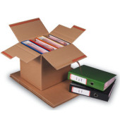 Ordnerversandkartons Ordnerversandbox 9309 braun, f&uuml;r 3-4 Ordner 80mm, innen 325x295x325mm, Wellpappe